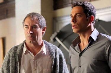 Gregory Tuttle (Timothy Dalton) e Chuck (Zachary Levi) nell'episodio Chuck Versus the First Fight