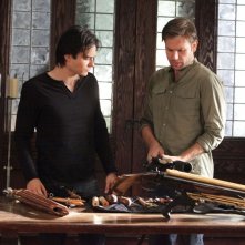 Ian Somerhalder e Matthew Davis nell'episodio Masquerade di Vampire Diaries