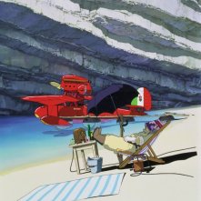L'immagine di un piccolo angolo di paradiso dal film Porco Rosso