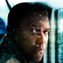 Primo piano di Denzel Washington dal film Unstoppable