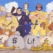 Un'immagine del gruppo dei cattivi del film Porco Rosso