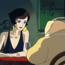 Un'immagine dell'elegante Jina dal film Porco Rosso