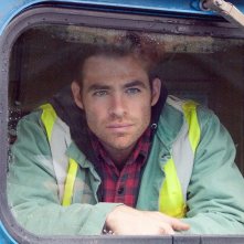 Un'immagine di Chris Pine dal film Unstoppable