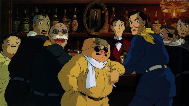 Un'immagine tratta dal film Porco Rosso