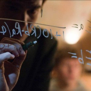 Andrew Garfield in un'immagine significativa di The Social Network