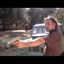 Massimo Fersini in una sequenza del film Totem Blue