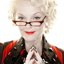 Un primo piano di Miranda Richardson per il film Harry Potter e i Doni della Morte - parte 1