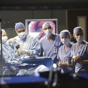 Il cast di Grey's Anatomy nell'episodio Adrift and at Peace