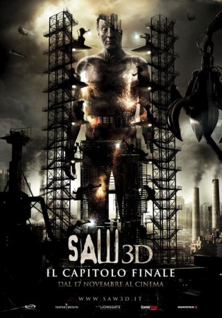 La locandina italiana definitiva di Saw 3D