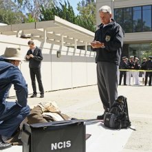David McCallum, Sean Murray e Mark Harmon in Broken Arrow di NCIS: Unità anticrimine