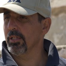 Il regista Massimo Natale sul set de L'estate di Martino