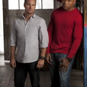LL Cool J e Chris O'Donnell in un'immagine promo per la 2 stagione di NCIS: Los Angeles