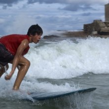 Luigi Ciardo, giovane surfista pugliese nel film L'estate di Martino del 2010