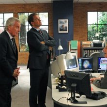 Robert Wagner, Michael Weatherly e Mark Harmon nell'episodio Broken Arrow di NCIS