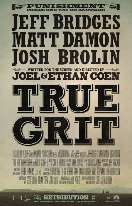 Secondo Teaser Poster Per True Grit 183029