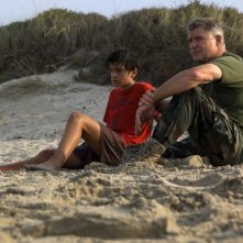 Treat Williams e Luigi Ciardo, protagonisti del film L'estate di Martino