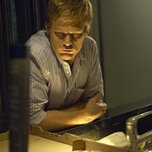 Michael C. Hall in una sequenza dell'episodio Take It! di Dexter