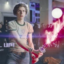 Michael Cera in un'immagine significativa di Scott Pilgrim vs. the World