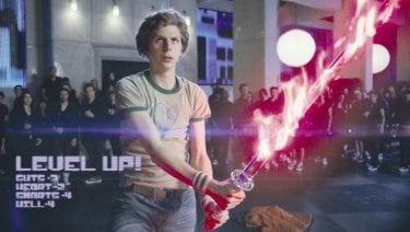 Michael Cera in un'immagine significativa di Scott Pilgrim vs. the World