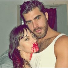 Crisula Stafida e Damiano Verrocchi sul set de Il Marito Perfetto