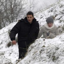 Mehdi Nebbou con Arly Jover nel film Magma