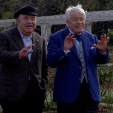 Lino Banfi e Lino Toffolo nella fiction Tutti i padri di Maria