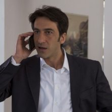 Michele De Virgilio in una scena della fiction Tutti i padri di Maria