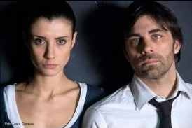 Marco Giuliani e Valentina Correani in una foto promozionale della piece After the End
