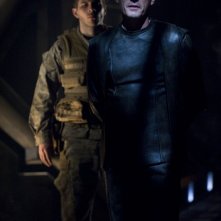 Simeon (Robert Knepper) in una sequenza dell'episodio The Greater Good di Stargate Universe