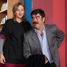 Lunetta Savino e Francesco Pannofino in un'immagine di Due mamme di troppo