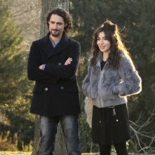 Marco Cocci con Sabrina Impacciatore nella miniserie Due mamme di troppo