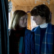 Jacopo Sarno e Lucrezia Piaggio in un'immagine del film A natale mi sposo