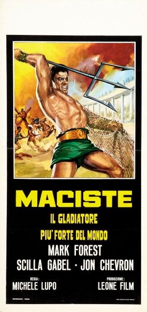 La locandina di Maciste, il gladiatore più forte del mondo