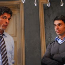 Luca Argentero e Alessandro Gassman in un'immagine del film La donna della mia vita