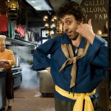 Massimo Ceccherini con Massimo Boldi nel film A natale mi sposo