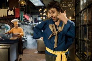 Massimo Ceccherini con Massimo Boldi nel film A natale mi sposo