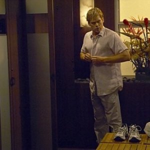 Michael C. Hall in una scena dell'episodio 'Teenage Wasteland' di Dexter