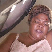 Una furiosa Mo'Nique in una scena del dramma Precious