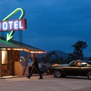 Dwayne Johnson nel film Faster