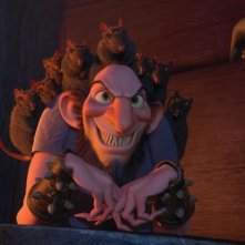 Il cattivo Thug in una scena del film Rapunzel - L'intreccio della torre