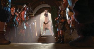 Il cavallo Maximus nel film d'animazione Rapunzel - L'intreccio della torre