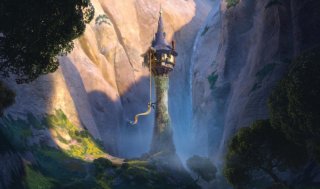 Una incantevole immagine dal film d'animazione Rapunzel - L'intreccio della torre