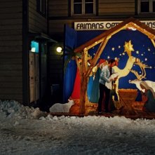 Trond Fausa Aurvaag nel presepio nel film Tornando a casa per Natale