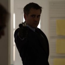 Un'immagine di Colin Farrell dal poliziesco London Boulevard