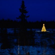 Un paesaggio natalizio nel film Tornando a casa per Natale