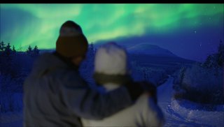 Una suggestiva scena del film Tornando a casa per Natale
