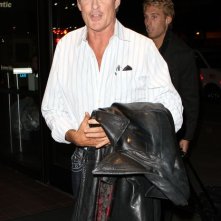 David Hasselhoff prende un volo dall'aeroporto di Los Angeles