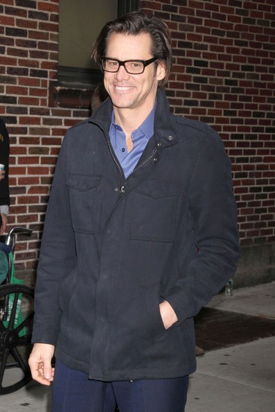Jim Carrey Fuori Dal Late Show With David Letterman A New York 184646