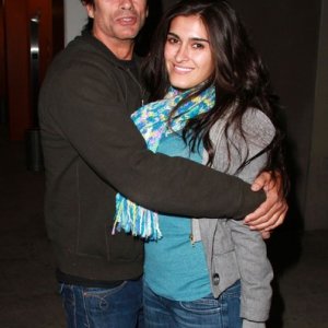 Lorenzo Lamas e la sua fidanzata Shawna Craig mentre lasciano il teatro Arclight a Hollywood