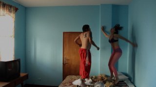 Una scena del film Las marimbas del infierno